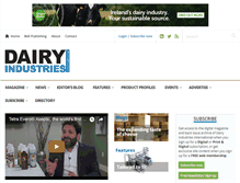 Tablet Screenshot of dairyindustries.com